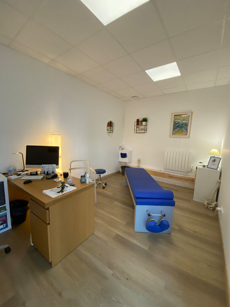 Espace bilan et bureau de la salle de soins